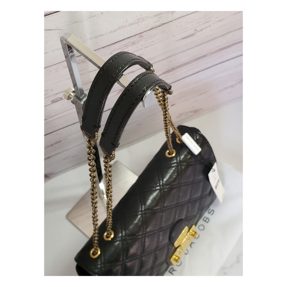 Marc Jacobs Mini Polly Quilted Shoulder Bag BLACK - Picture 7 of 11